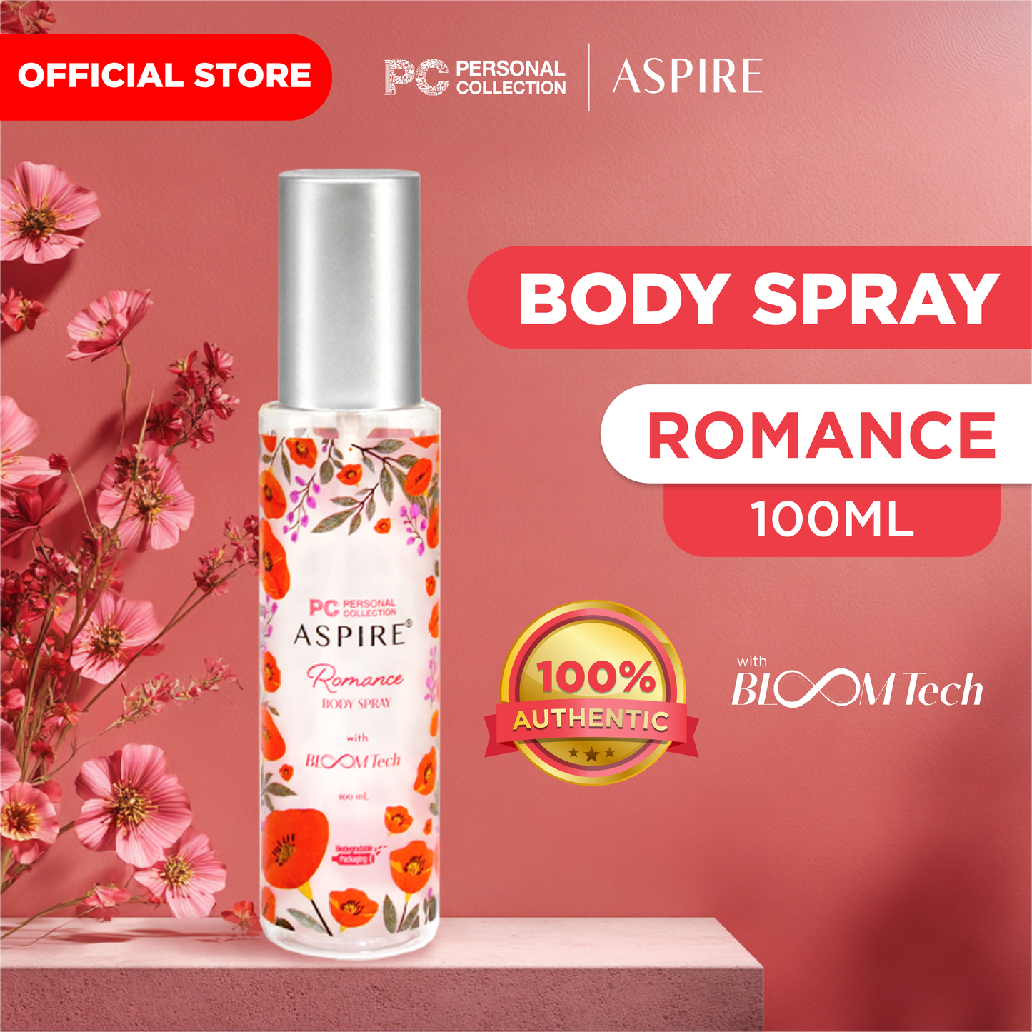 Aspire Body Spray Romance 100 ml