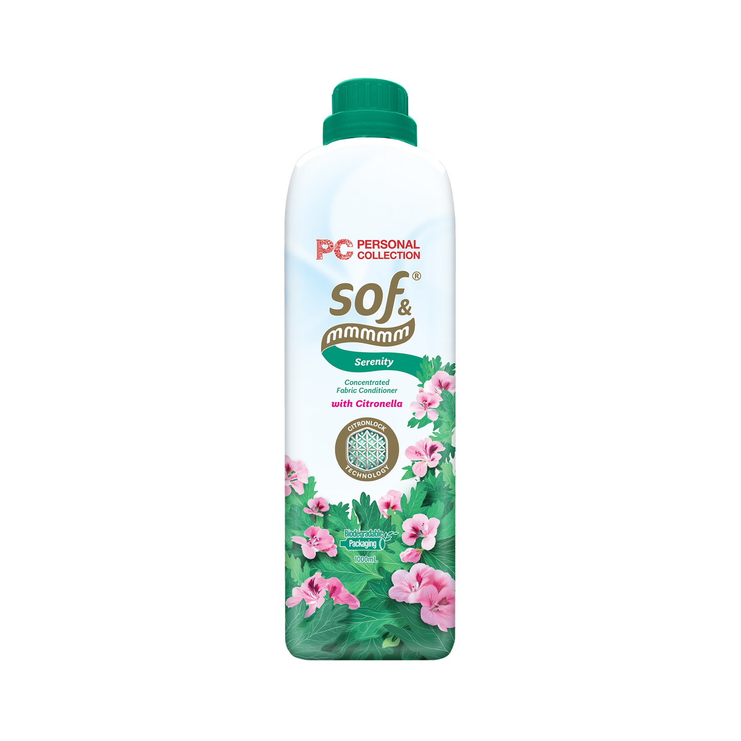 sof & mmmmm Serenity Concentrated Fabric Conditioner 1000ml