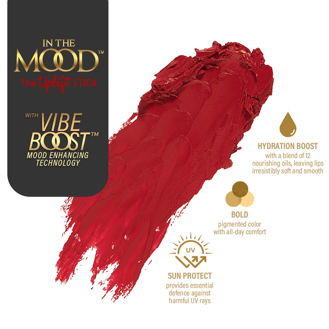 In the Mood Matte Cosmetic Lipstick with VibeBoost Formula