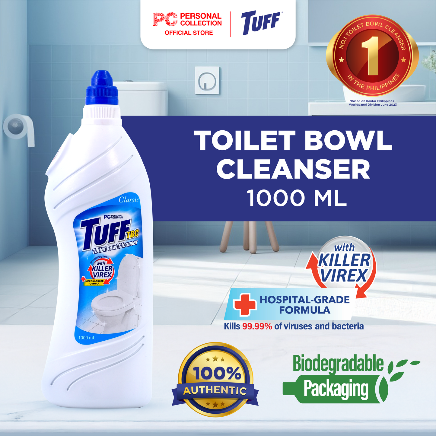 Tuff TBC Toilet Bowl Cleanser Classic 1000 mL