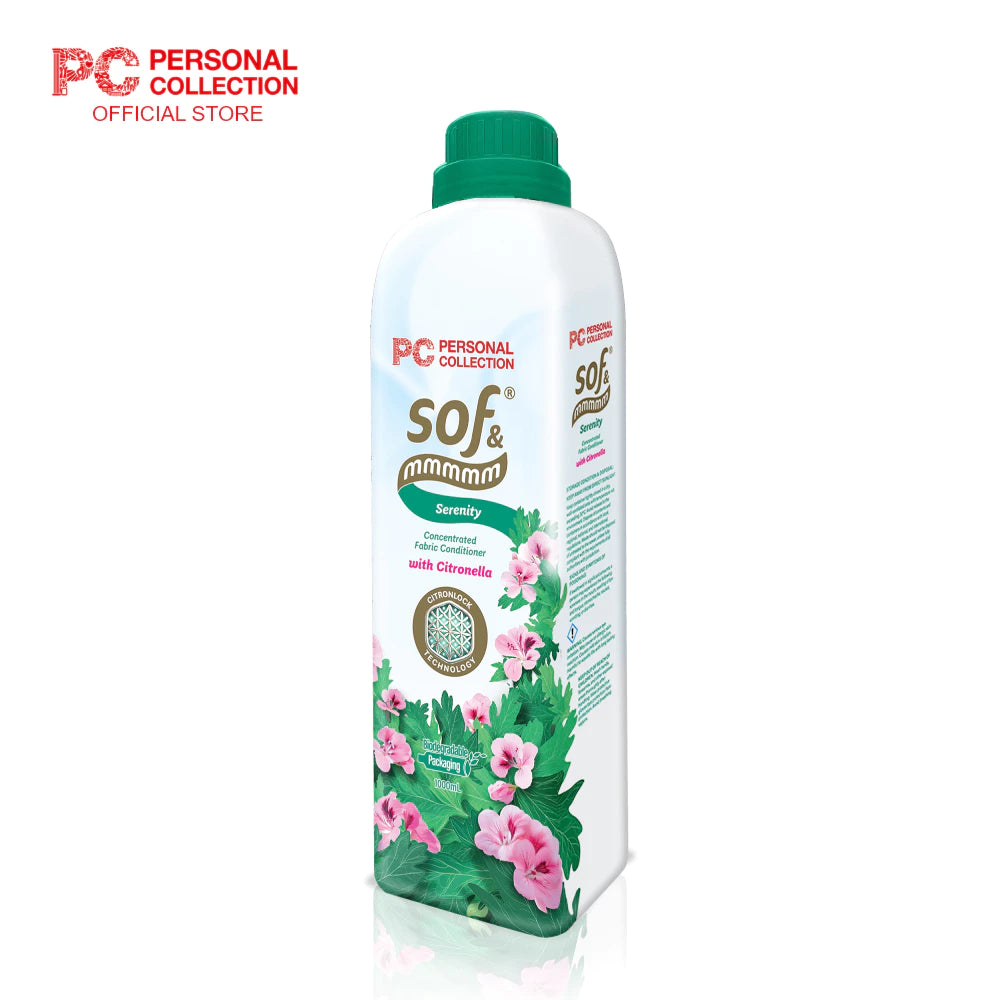 sof & mmmmm Serenity Concentrated Fabric Conditioner 1000ml