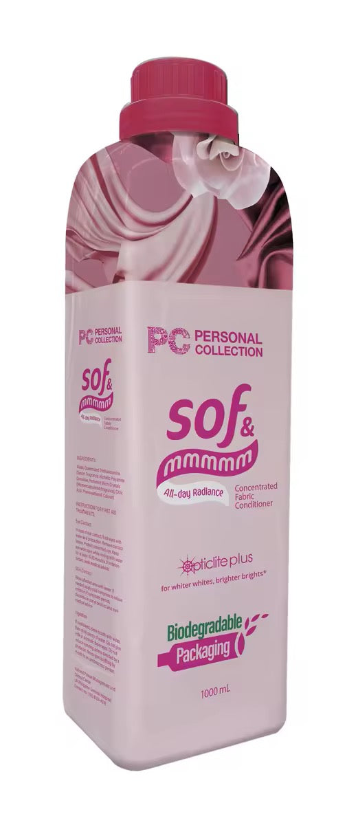 sof & mmmmm All-day Radiance Concentrated Fabric Conditioner 1000 mL