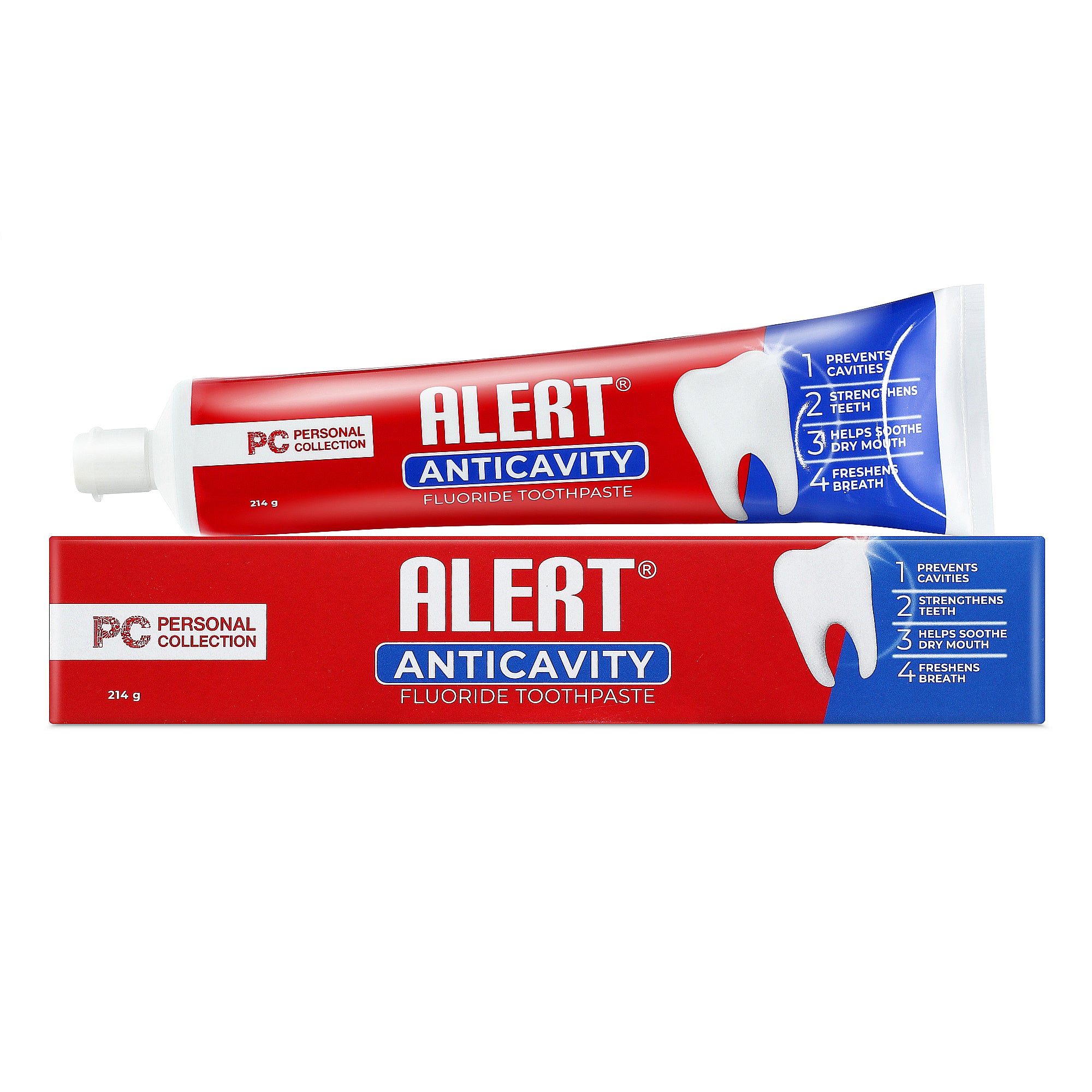 Alert Anticavity Flouride 214 g Toothpaste PC Starter