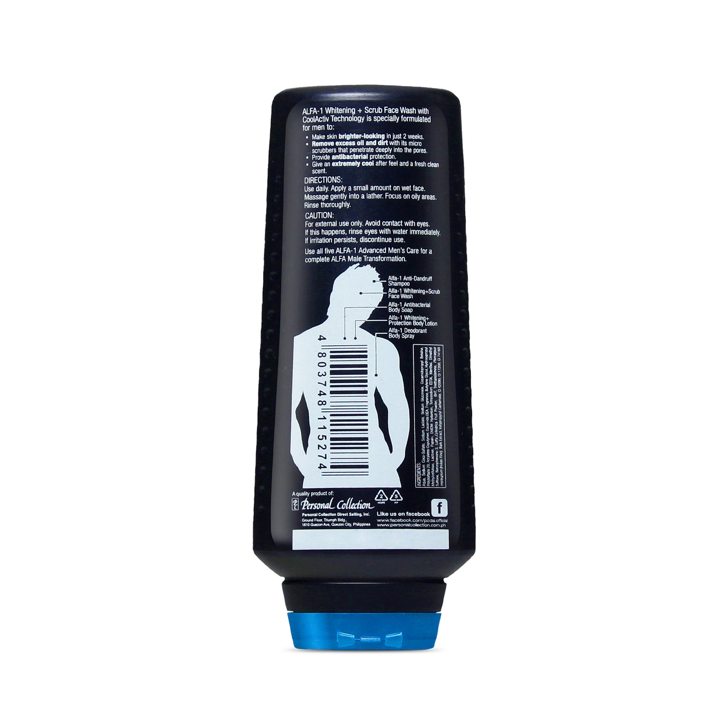 Alfa-1 Whitening + Scrub Face Wash 150 mL