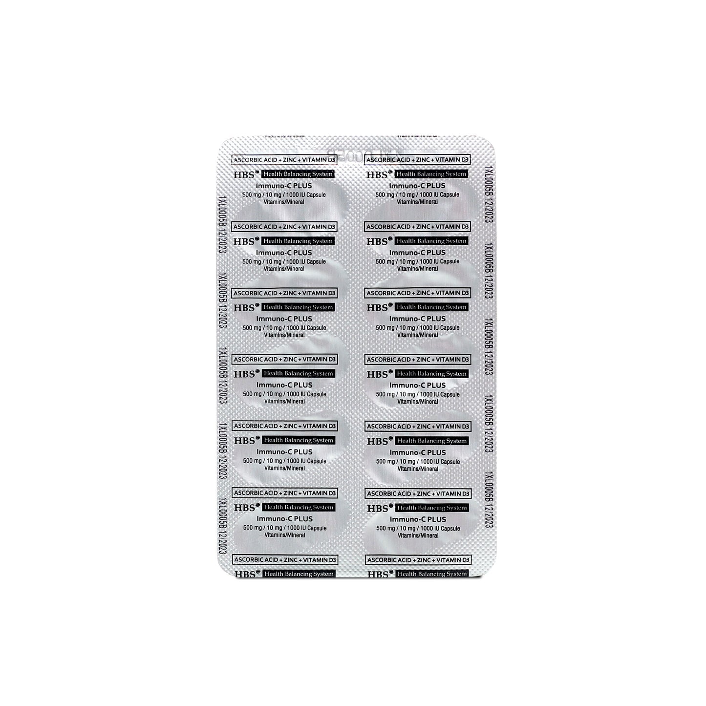HBS Immuno-C PLUS 500mg (60 capsules)