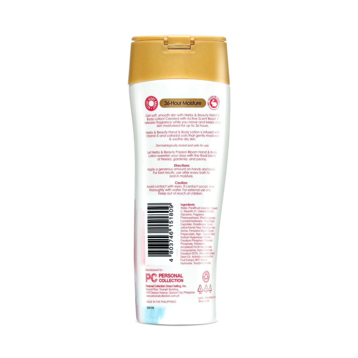 Herbs & Beauty Hand and Body Lotion Passion Bloom 220 mL