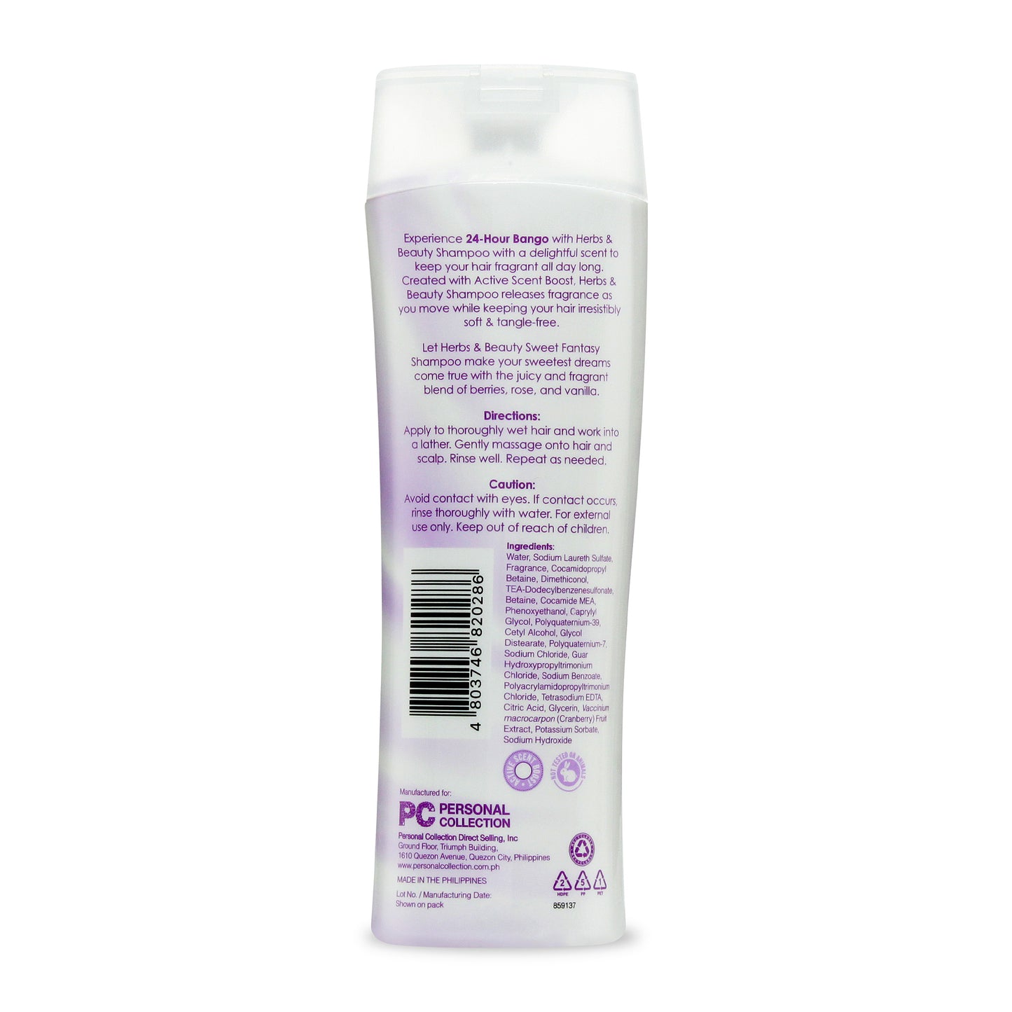 Herbs & Beauty Shampoo Sweet Fantasy 300 mL