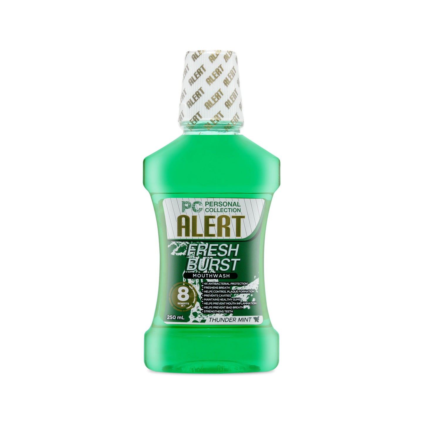 Alert Fresh Burst Mouthwash Thunder Mint 250 mL