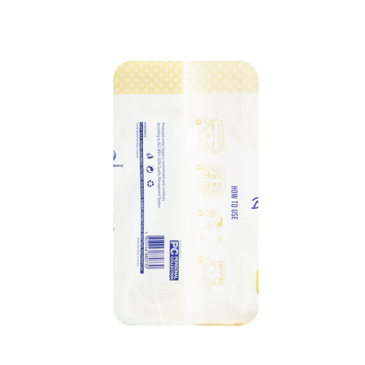 White Dove Baby Diaper Large Pack of 20's