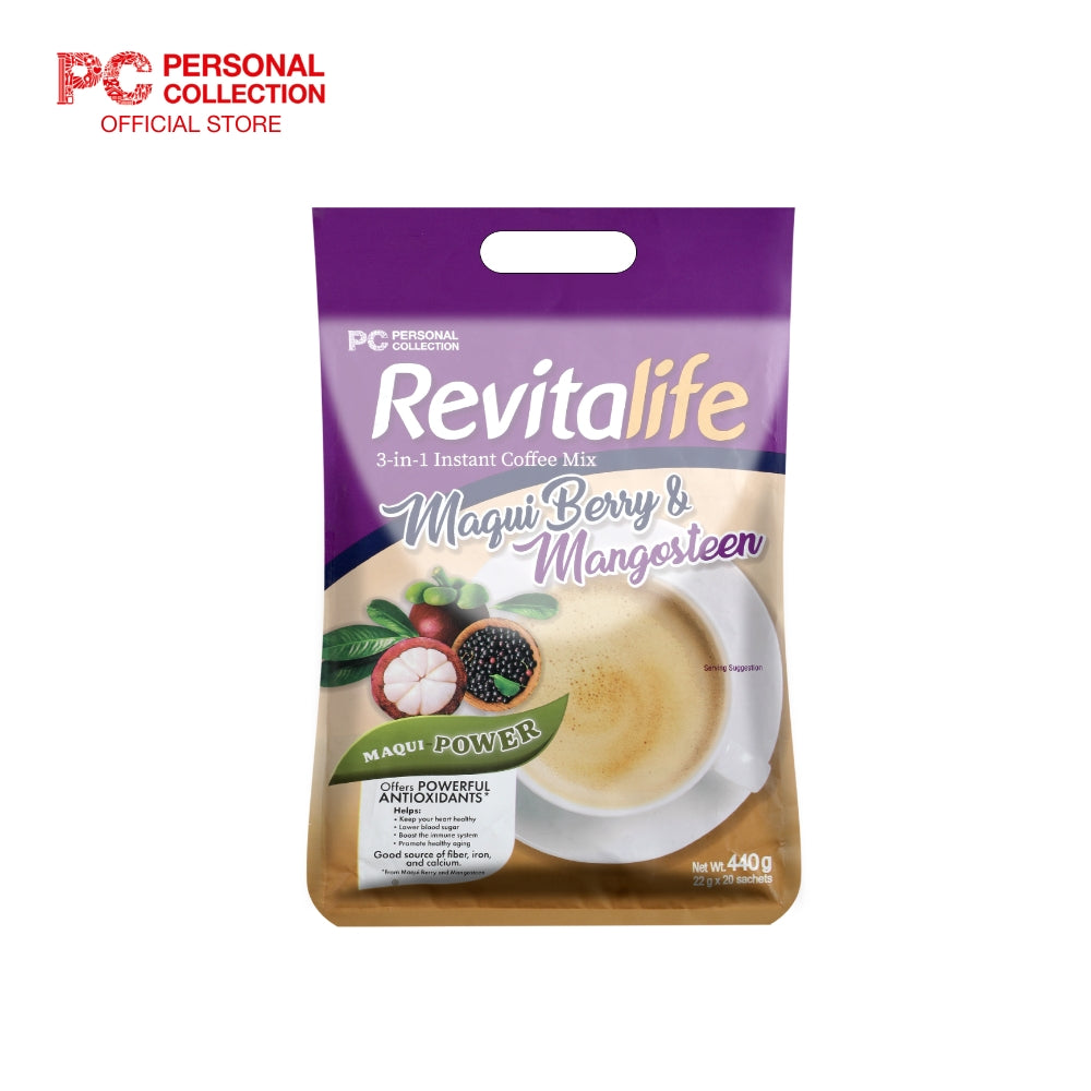 Revitalife Maqui Berry & Mangosteen 3in1 Coffee 22g