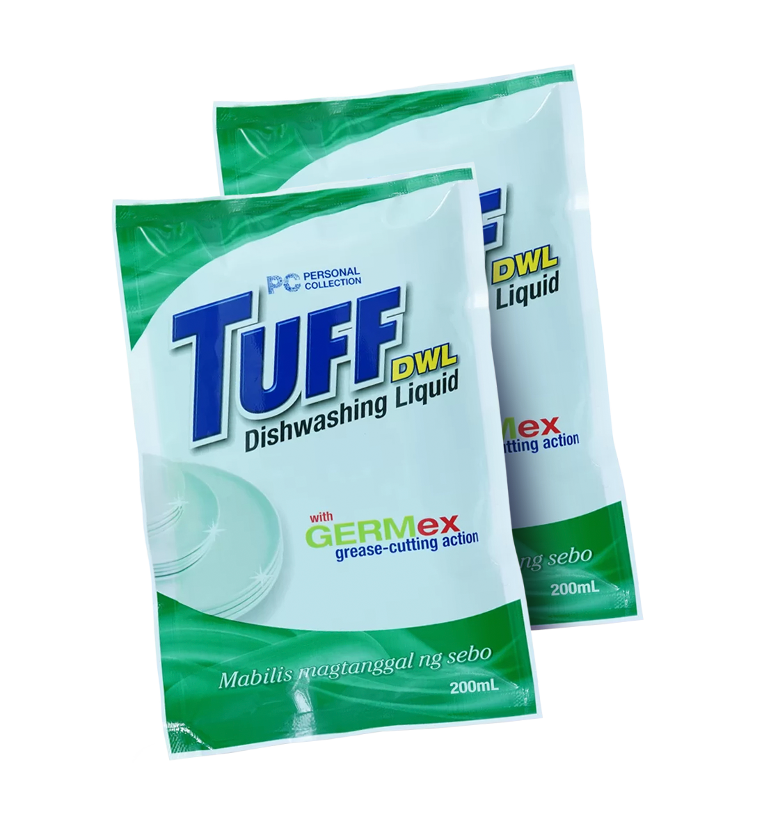 (FREE GIFT; NOT FOR SALE) 2pcs Tuff Dishwashing Liquid with Germex 200ml Pouch