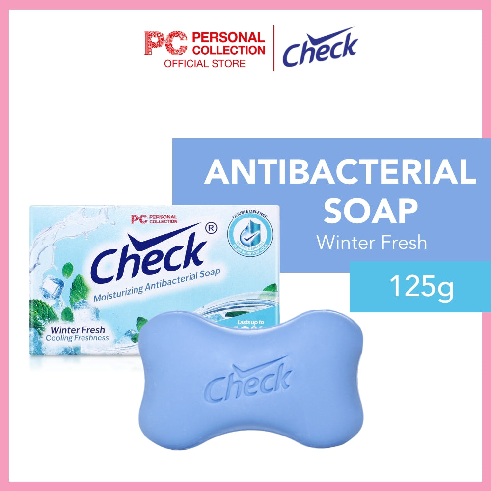 Check Moisturizing Antibacterial Soap Winter Fresh Cooling 125g