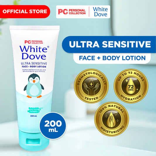 WHITE DOVE ULTRA SENSITIVE FACE + BODY LOTION 200ML
