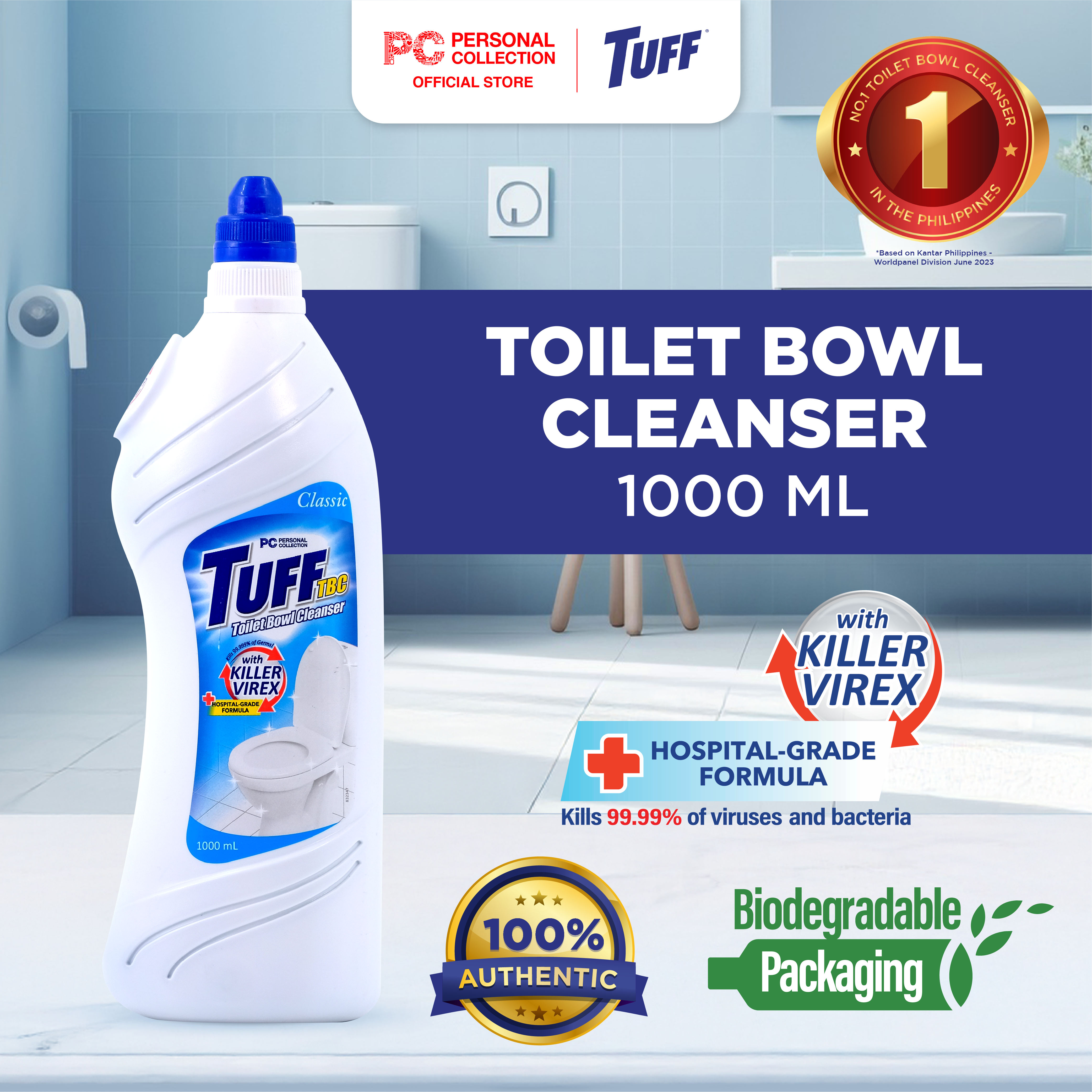 Tuff Naturals Liquid Laundry Detergent 1000 mL – PC Starter