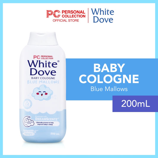 WHITE DOVE BABY COLOGNE BLUE MALLOWS 200ML