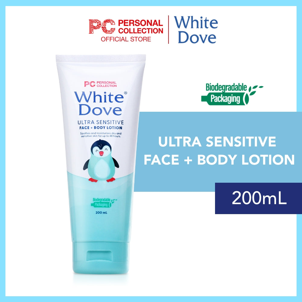 WHITE DOVE ULTRA SENSITIVE FACE + BODY LOTION 200ML