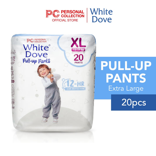 White Dove Baby Pull-up Pants XL