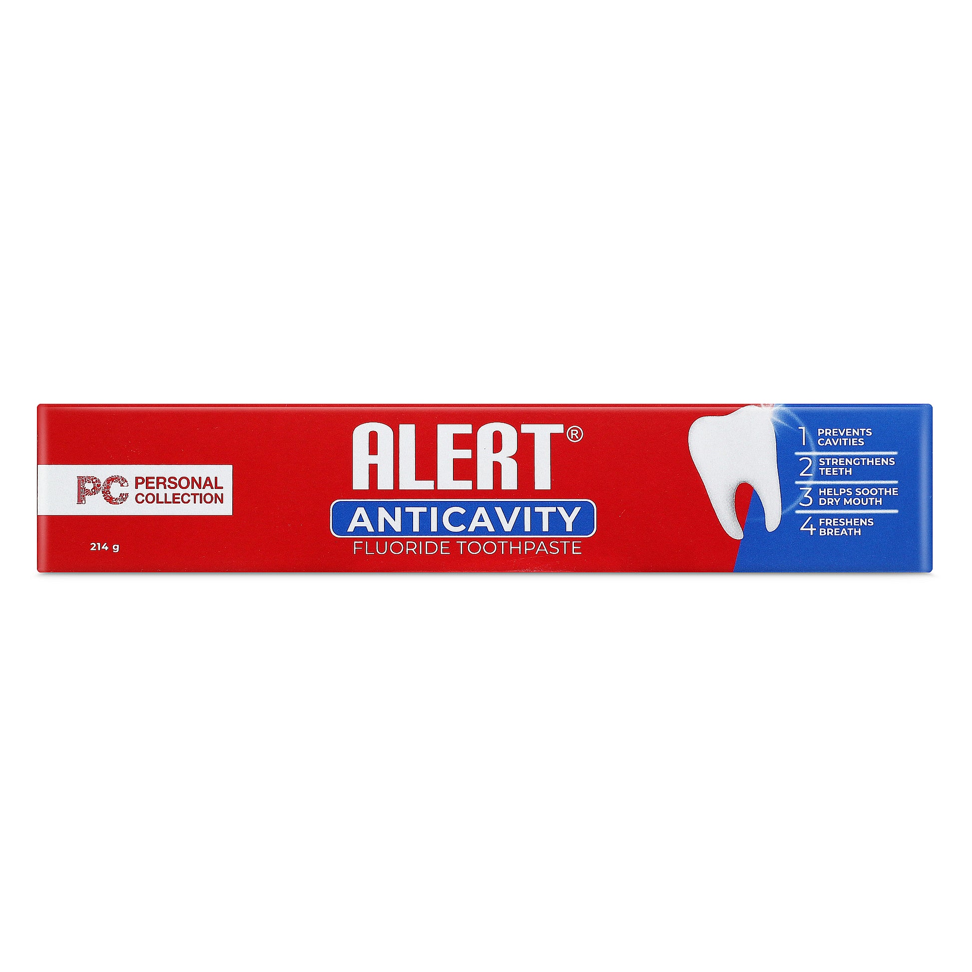 Alert Anticavity Flouride 214 g Toothpaste – PC Starter