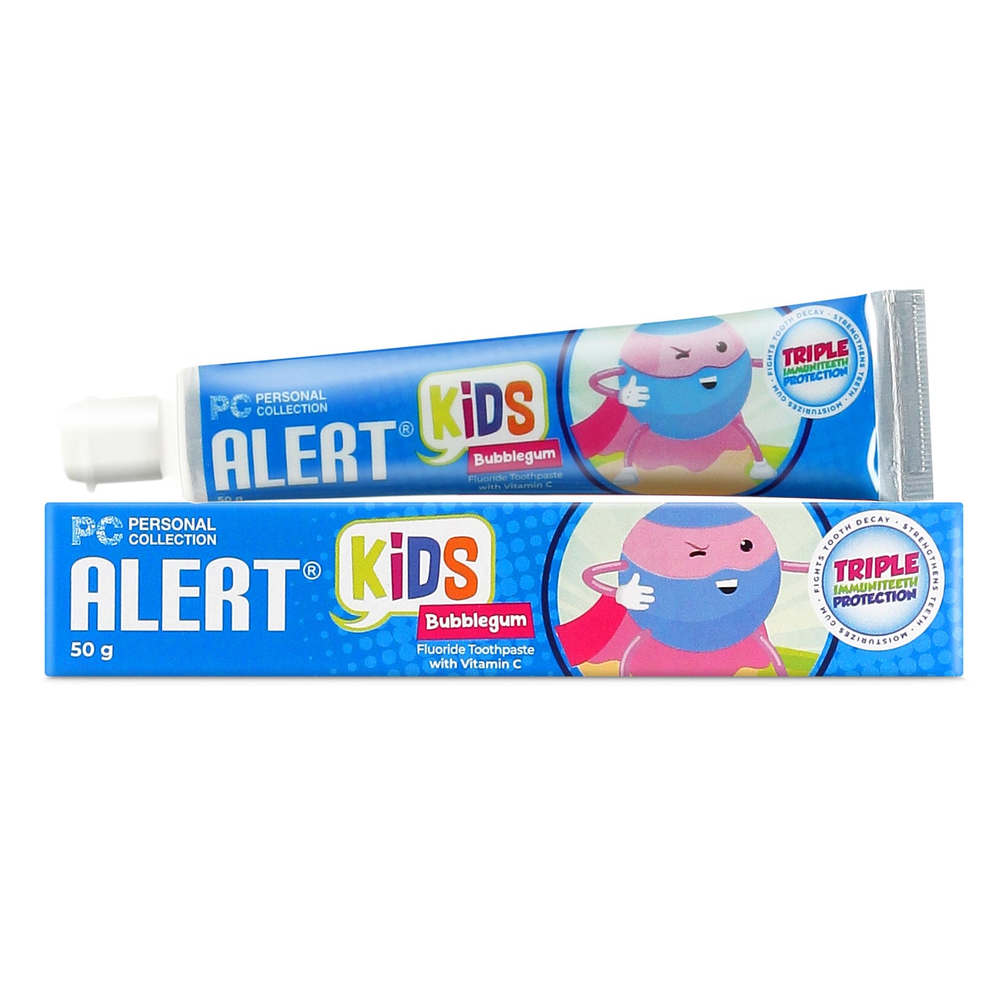 Alert Kids Bubblegum with Vitamin C Fluoride Toothpaste 50 g