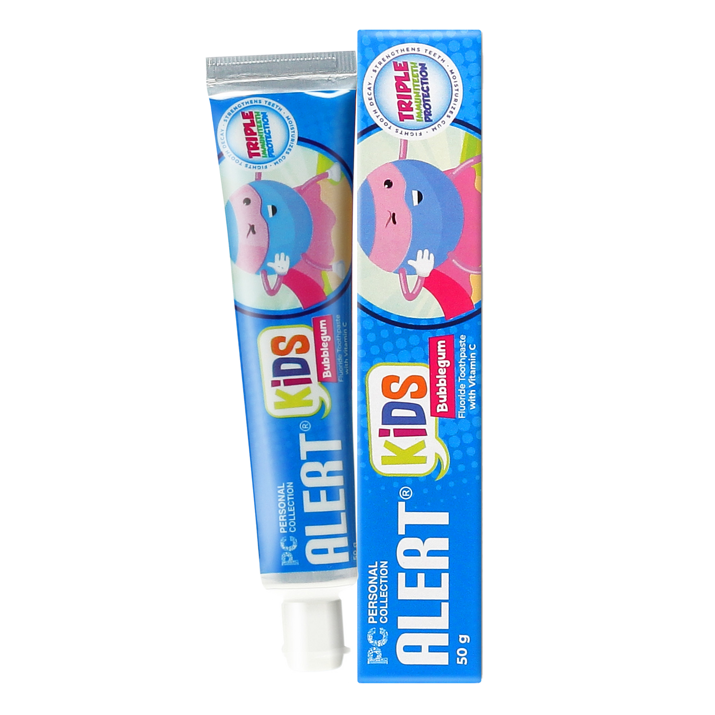 Alert Kids Bubblegum with Vitamin C Fluoride Toothpaste 50 g