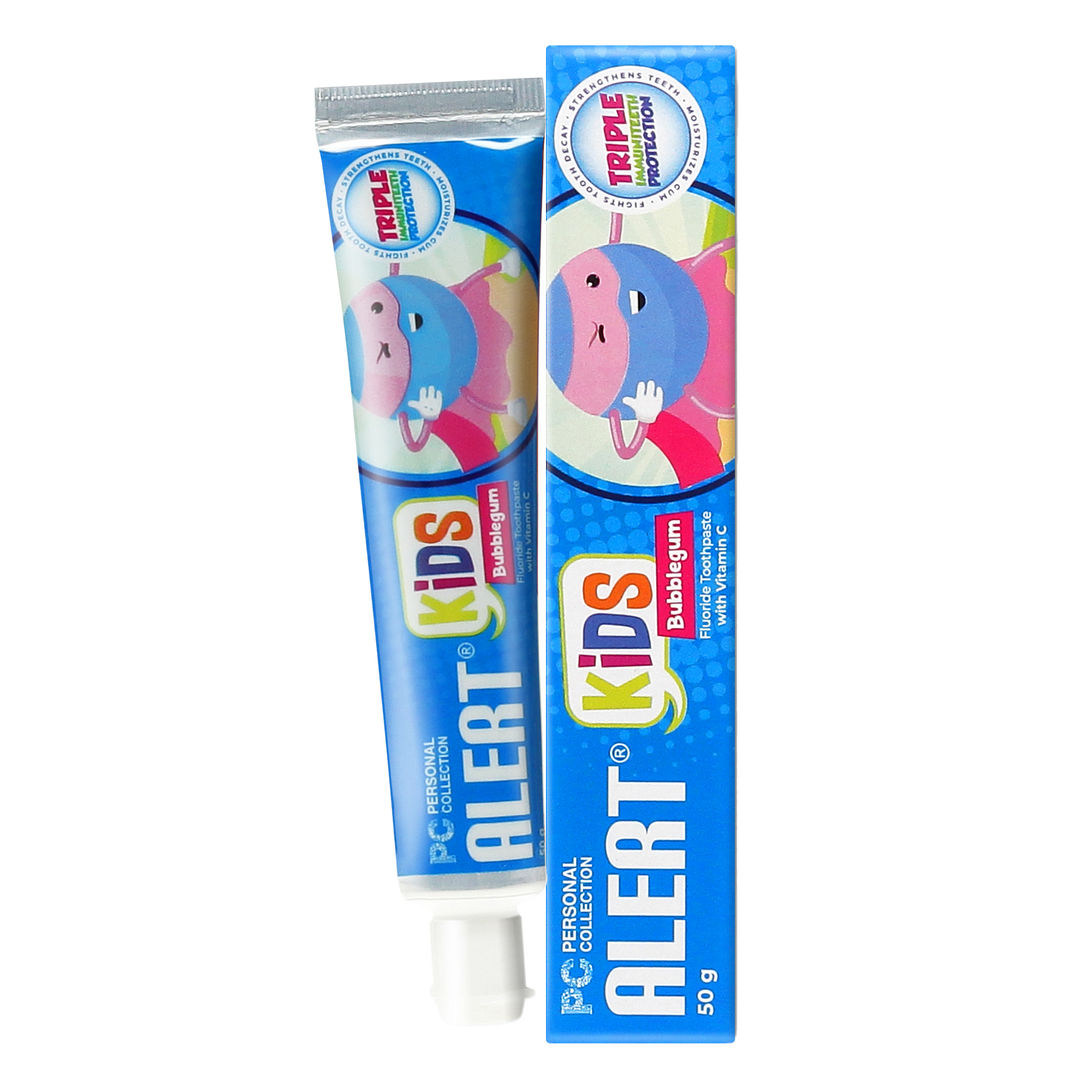 Alert Kids Bubblegum with Vitamin C Fluoride Toothpaste 50 g – PC Starter