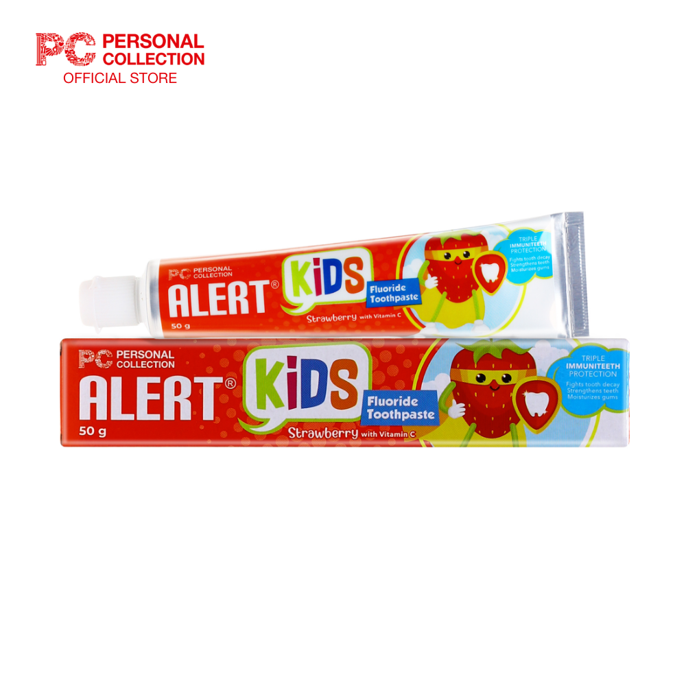Alert Kids Strawberry with Vitamin C Fluoride Toothpaste 50 g