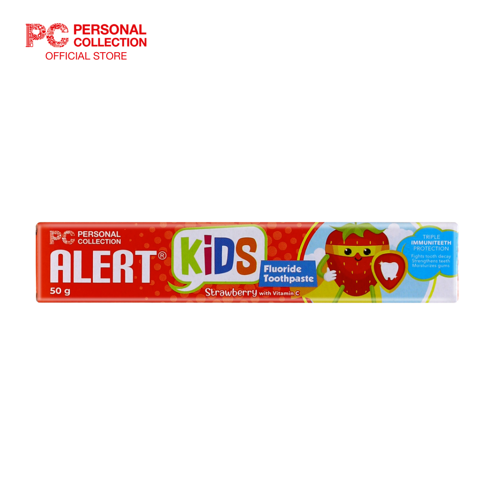 Alert Kids Strawberry with Vitamin C Fluoride Toothpaste 50 g
