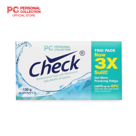 Check Antibacterial Soap Trio Pack 130gx3