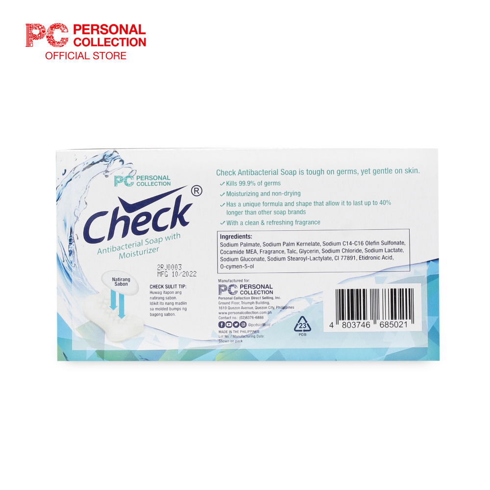 Check Antibacterial Soap Trio Pack 130gx3
