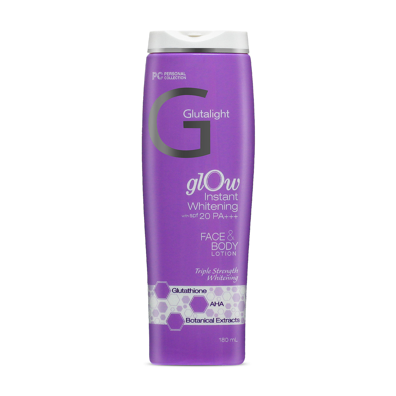 Glutalight Glow Instant Whitening Face & Body Lotion 180 mL PC Starter