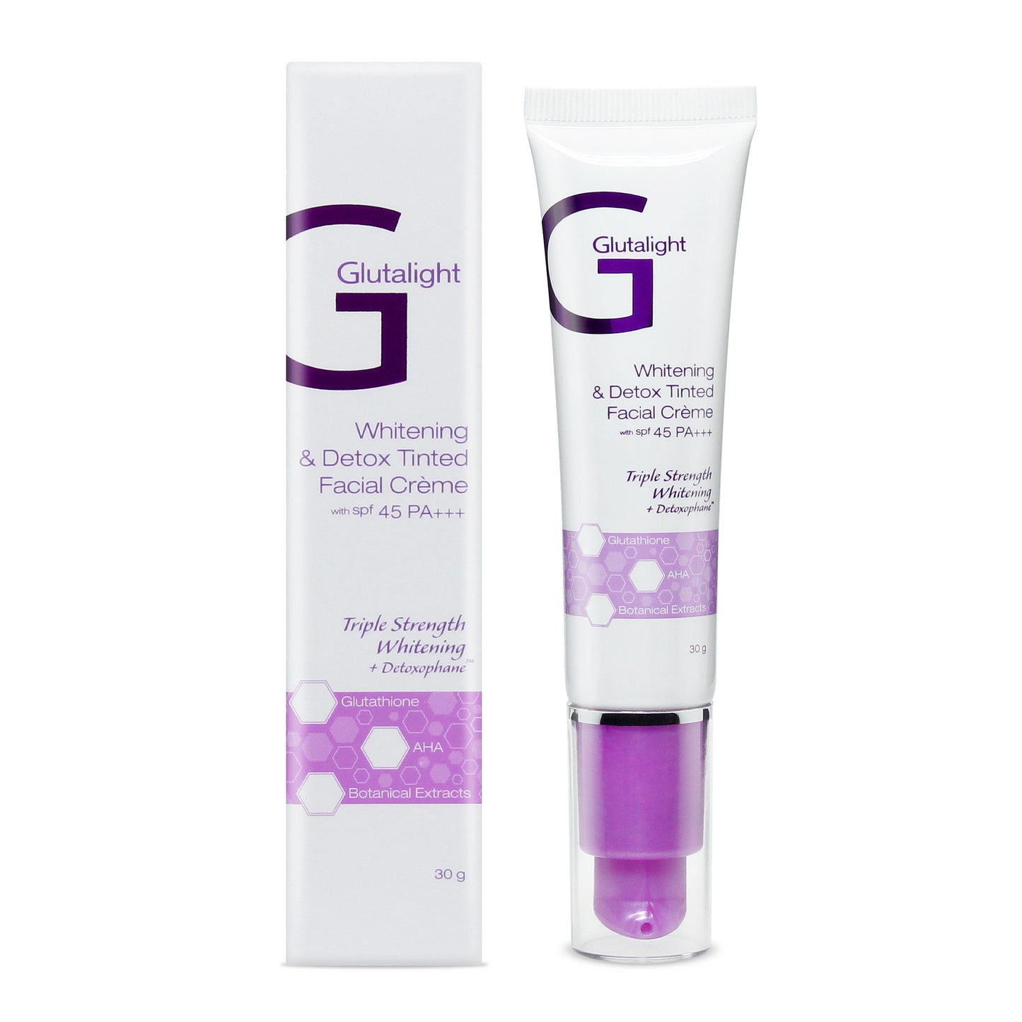 Glutalight Whitening & Detox Tinted Facial Créme 30 g