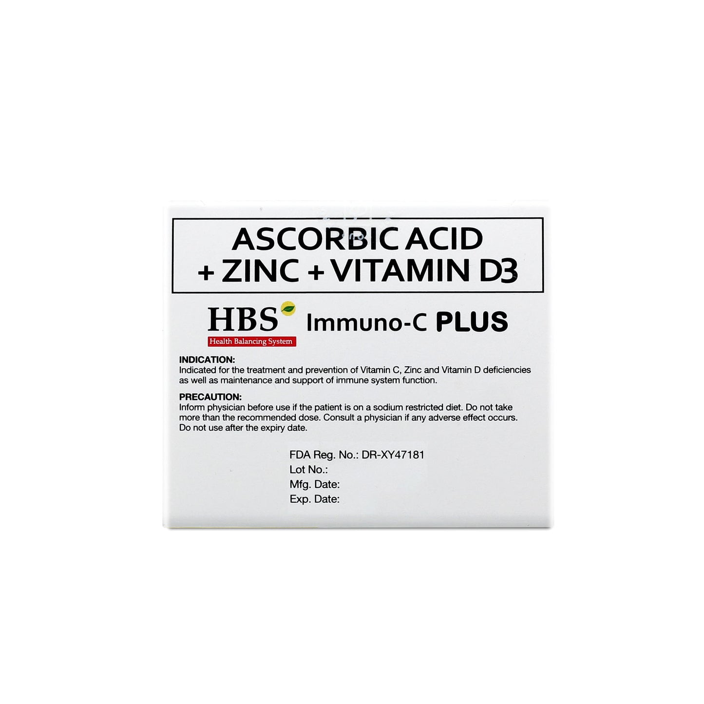 HBS Immuno-C PLUS 500mg (60 capsules)