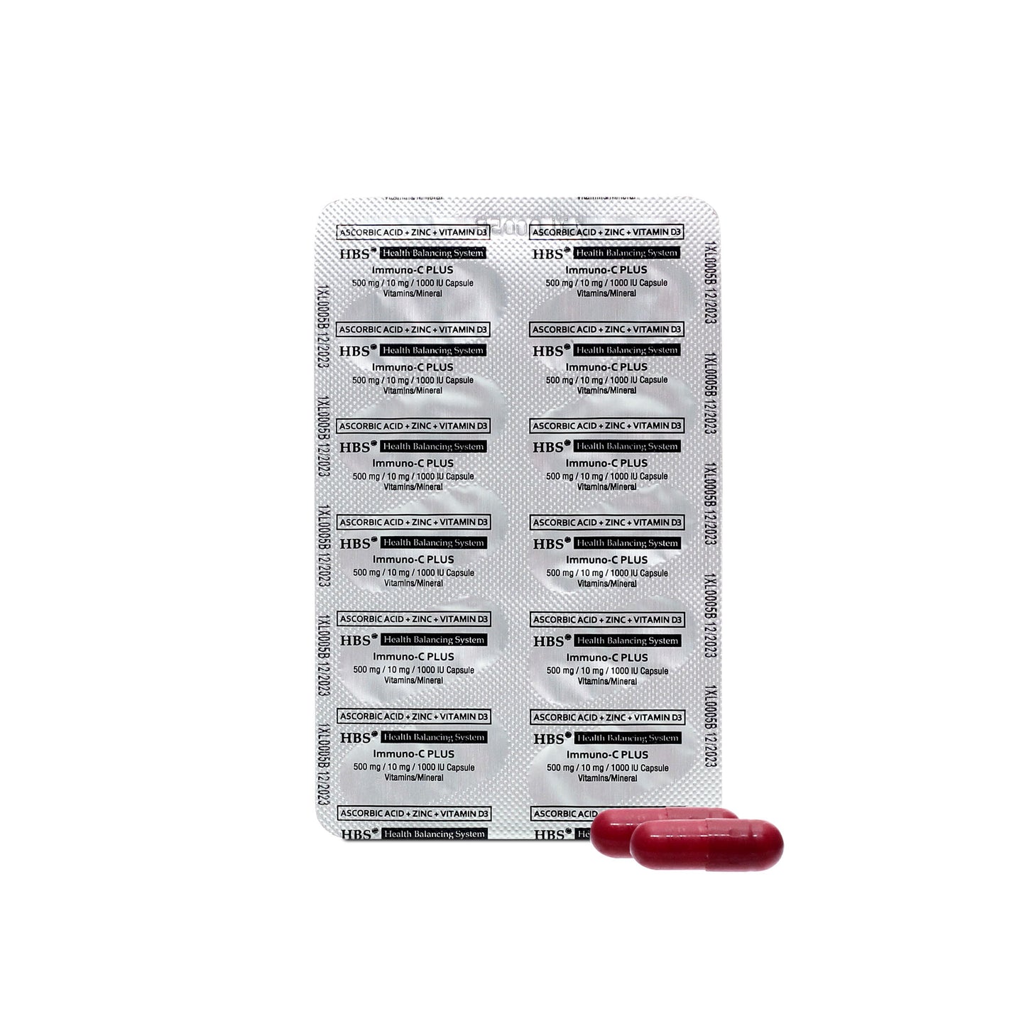 HBS Immuno-C PLUS 500mg (60 capsules)