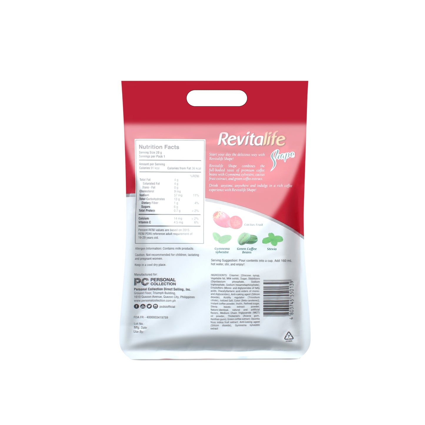 Revitalife Shape 20g x 20 sachets/pouch