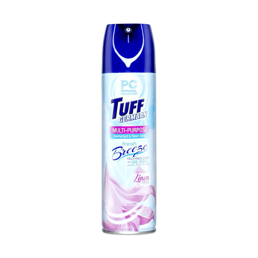 Tuff Germban Multipurpose Disinfectant & Room Spray Linen Fresh 250 mL