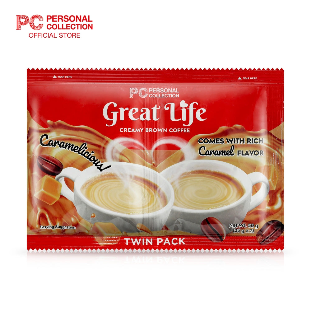 Great Life Instant Coffee Brown (Twin Pack) 10s