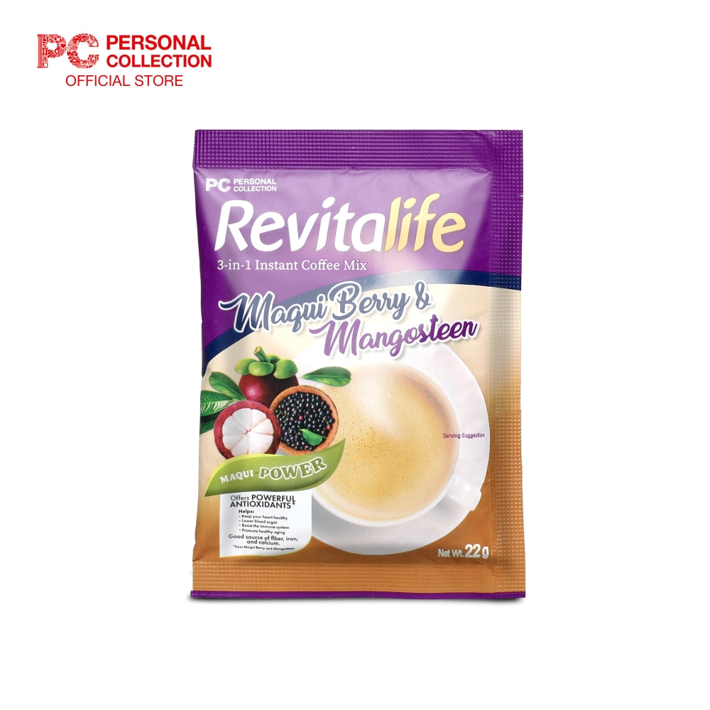 Revitalife Maqui Berry & Mangosteen 3in1 Coffee 22g