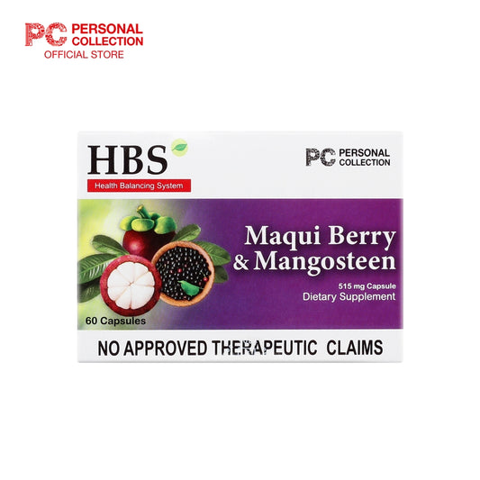 HBS Maqui Berry & Mangosteen Food Supplement Capsule 60s